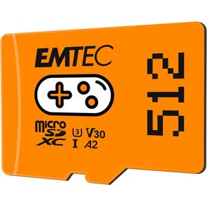 Emtec - Micro SD - Geheugenkaart - 512GB - Hoge Capaciteit