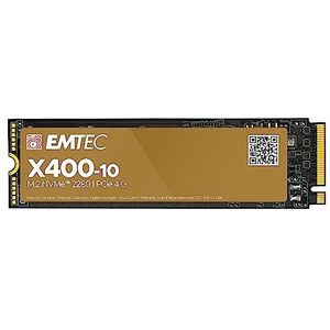 Emtec - Interne SSD Collectie X400-10 Power Pro M.2 2280 NVMe - 4TB, 4TB - ECSSD4TX410 - PCIe Gen4x4-3D NAND - Ideaal voor Playstation PS5, Gamer, Videogames