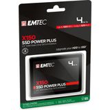 EMTEC - ECSSD4TX150 - Interne SSD - 4 TB - SATA III 6 Gb/s, 2,5 inch, 3D NAND