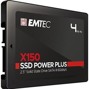 Emtec ECSSD4TX150 interne SSD 2,5 inch - interne SSD harde schijf - SATA X150 Power Plus 3D NAND 4TB