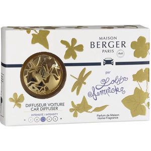 Auto parfum - Lampe Berger -  geschenkset - Car diffuser Satiné