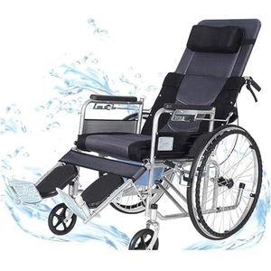 Rolstoelen Rolstoel Opklapbaar Transportwiel Stoel Aluminium Lichtgewicht Gehandicaptenwagen Lichte handigheid for de Can Bear380kg Volwassen