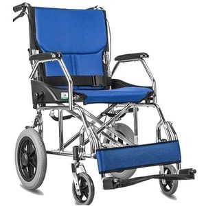 Rolstoelen Opvouwbare rolstoel Aluminiumlegering Lichtgewicht reisrolstoel Ultralichte ouderentrolley Ouderenscooter Thuisgehandicapt Volwassen