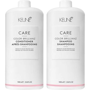 Keune Care Color Brillianz Shampoo 1000 ml & Conditioner 1000 ml