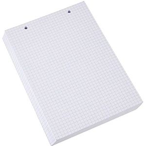 Exacompta 10608E indexkaarten in folie 14, 8 x 21 cm, geruit, 5 x 5 geperforeerd, wit, 100 stuks