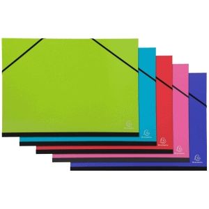 Tekenmap Exacompta Iderama 32x45cm met Elastiek Assorti