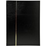 Exacompta Postzegelalbum 225x305mm Zwart 16 Bladzijden