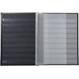 Exacompta Briefmarkenalbum 22,5x30,5cm 48 Seiten schwarz