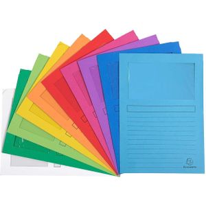 100 Exacompta Fenstermappen 'Forever', sortierte Farben