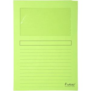 25 Exacompta Fenstermappen ""Forever"" Kleinpack grün