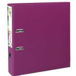 Exacompta - Ref. 53347E - 1 stuk A4 MAXI Prem'Touch - 80 mm rugbreedte - mechaniek 80 mm - buitenafmetingen: 32 x 30 x 8 cm, A4-maxi-formaat, kleur: Fuchsia.