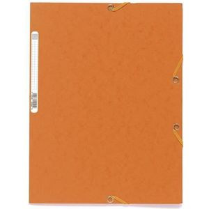 GB Exacompta elastomap glanskarton oranje A4