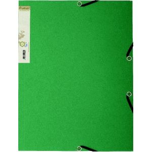 25 x Exacompta Eckspannmappe A4 380g/qm Karton hellgrün/dunkelgrün