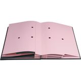 Exacompta handtekenmap voor ft 24 x 35 cm, uit karton overdekt met pvc, 20 indelingen, zwart
