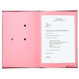 Exacompta handtekenmap voor ft 24 x 35 cm, uit karton overdekt met pvc, 20 indelingen, rood