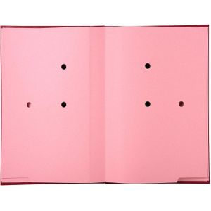 Exacompta handtekenmap voor ft 24 x 35 cm, uit karton overdekt met pvc, 20 indelingen, rood