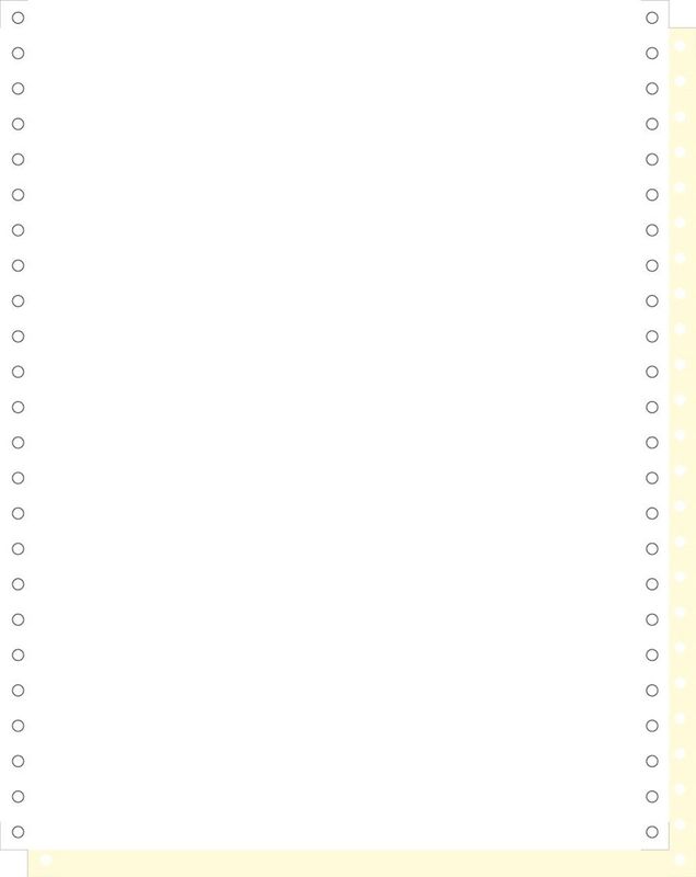 Exacompta - 62422E - Computerpapier - Wit - Geperforeerd - 240 mm x 305 mm