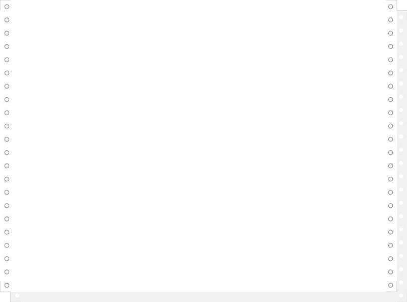 Exacompta - 63712E - Kettingpapier - Wit - 70 g/m² - 1000 Stuks