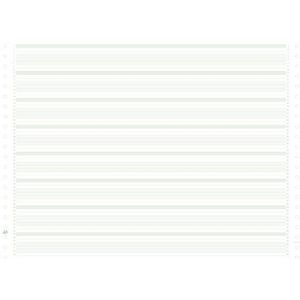 Exacompta - 66311E - Computerpapier - Groen/Wit - 2000 Vellen - 70 g/m² - Gelinieerd