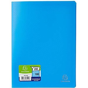 Exacompta Sichtbuch A4 100 Hüllen blau