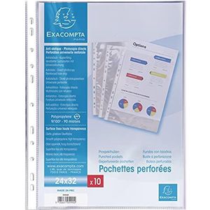 Exacompta Prospekthüllen A4+ PP 90my glasklar VE=100 Stück