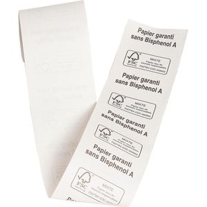 Exacompta - Thermische Rekenrollen - Wit - 57 mm x 40 m - Pak van 5 Rollen, BPA-vrij, FSC-gecertificeerd