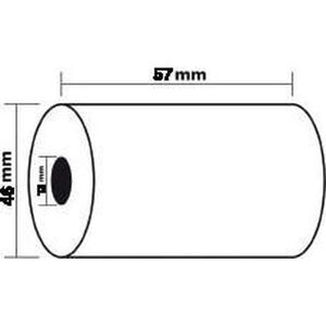 Exacompta printerpapier REKENROL KASREGIST 57X46X12 5X