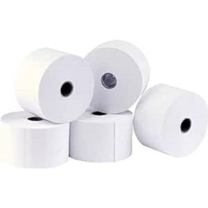 Exacompta - Set van 5 Thermische Rollen voor Kassa's - Wit - Breedte 80 mm x Diameter 72 mm