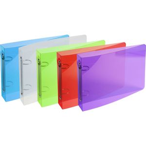 Ringbuch A5 2-Ring-Reißmechanik Rückenbreite 40mm Blau | Ringbücher