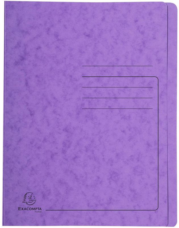 25 Exacompta Schnellhefter Karton violett DIN A4