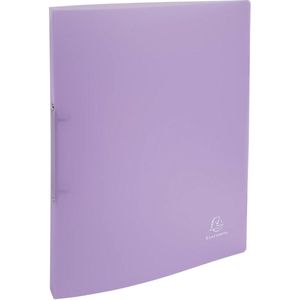 Grafoplás Ring binder with zip, A4 , multiline, 4 mixed 25 mm rings, vertically lined polypropylene cover, additional capacity for paper sheets in folio format