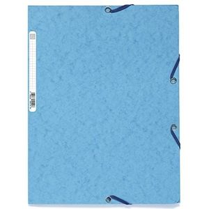 Exacompta - Ref. 55510E - 1 elastische map - 3 kleppen - van glanzend karton 400 g/m² - afmetingen 24 x 32 cm voor documenten in A4-formaat - 10 willekeurige kleuren