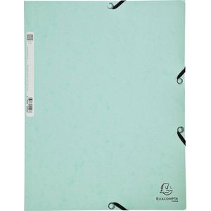 Elastomap Exacompta Aquarel A4 3 kleppen 400gr glanskarton groen - 25 stuks