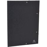 Map met elastiek 3 kleppen, glanskarton 600 g/m², A3 - Exacompta