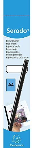 Exacompta Klemmschiene Serodo 3mm VE=25 Stück glasklar