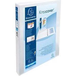 Pr&#228;sentationsringbuch Kreacover A4 20mm 2 Ringe wei&#223;