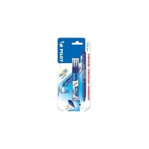 Pilot Frixion Clicker uitwisbare intrekbare rollerball 0,7 mm tip pen met drie vullingen - blauw, enkele pen