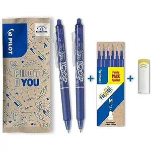 Duoleimi 14 Vervangingsvullingen Voor Pilot FriXion – 9x Blauw En 5x Zwart, 0,7 Mm, Uitwisbaar
