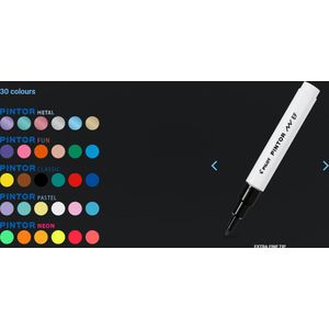 PILOT PINTOR, 2 stuks creatieve markers (wit), B