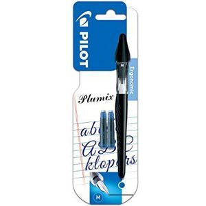 Pilot Vulpen, 2 inktpatronen, gemiddelde dikte, zwart Mediana zwart