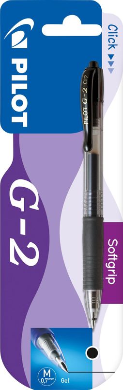 Gelschreiber G2-7 schwarz Blister mit 1 St&#252;ck