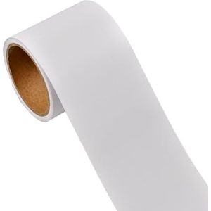 Wallpaper Border,DecorativeBorder, Vloer Taille Lijn Stickers Zelfklevende Plint Muurstickers 25m X 1cm Zelfklevende Plint Muursticker for Hoekrand Decoratie,Grijs (Color : White)