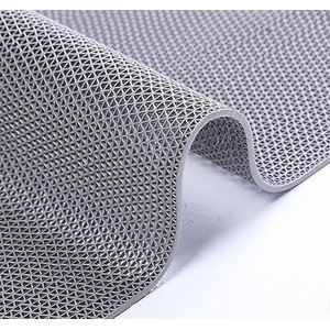 Douchemat, antislip, 50 x 100 cm, luffa, antislipmat, douche met geometrisch patroon, zachte comfort-massage-badmat, pvc-douchemat voor natte ruimtes, sneldrogend