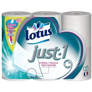 Lotus Just-1 - Toiletpapier (4 pakjes van elk 6 rollen)