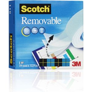 Plakband 3m scotch 811 19mmx33m verwb onzichtbaar | 1 stuk | 12 stuks