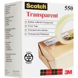 3M Scotch transparante plakband 19 mm x 66 m