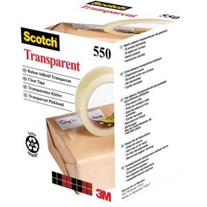 Scotch Plakband 19mm transparant/rol66m