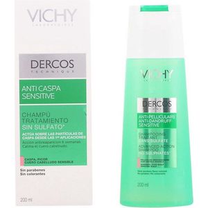 PROMO 2 stuks Vichy DERCOS Anti-Pelliculaire Sensitive shampooing traitant 200 ml