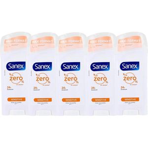 MULTI BUNDEL 5 stuks Sanex SANEX DERMO SENSITIVE - deodorant - stick 65 ml