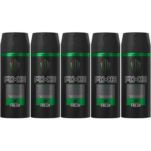 MULTI BUNDEL 5 stuks Axe AFRICA - deodorant - spray 150 ml